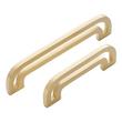 Abreau Solid Brass Cabinet Pull -  4" - Satin Brass, , large image number 1