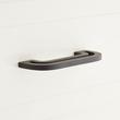 Abreau Solid Brass Cabinet Pull -  4" - Satin Black, , large image number 0