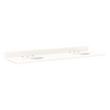 73" x 22" 3cm Quartz Top for Undermount Sinks-8" Holes-42" Drain Centers-Arctic White-White Sink, , large image number 0