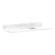49"x22" 3cm Marble Vanity Top for Rectangular Undermount Sink - Carrara Marble - White Sink, , large image number 0
