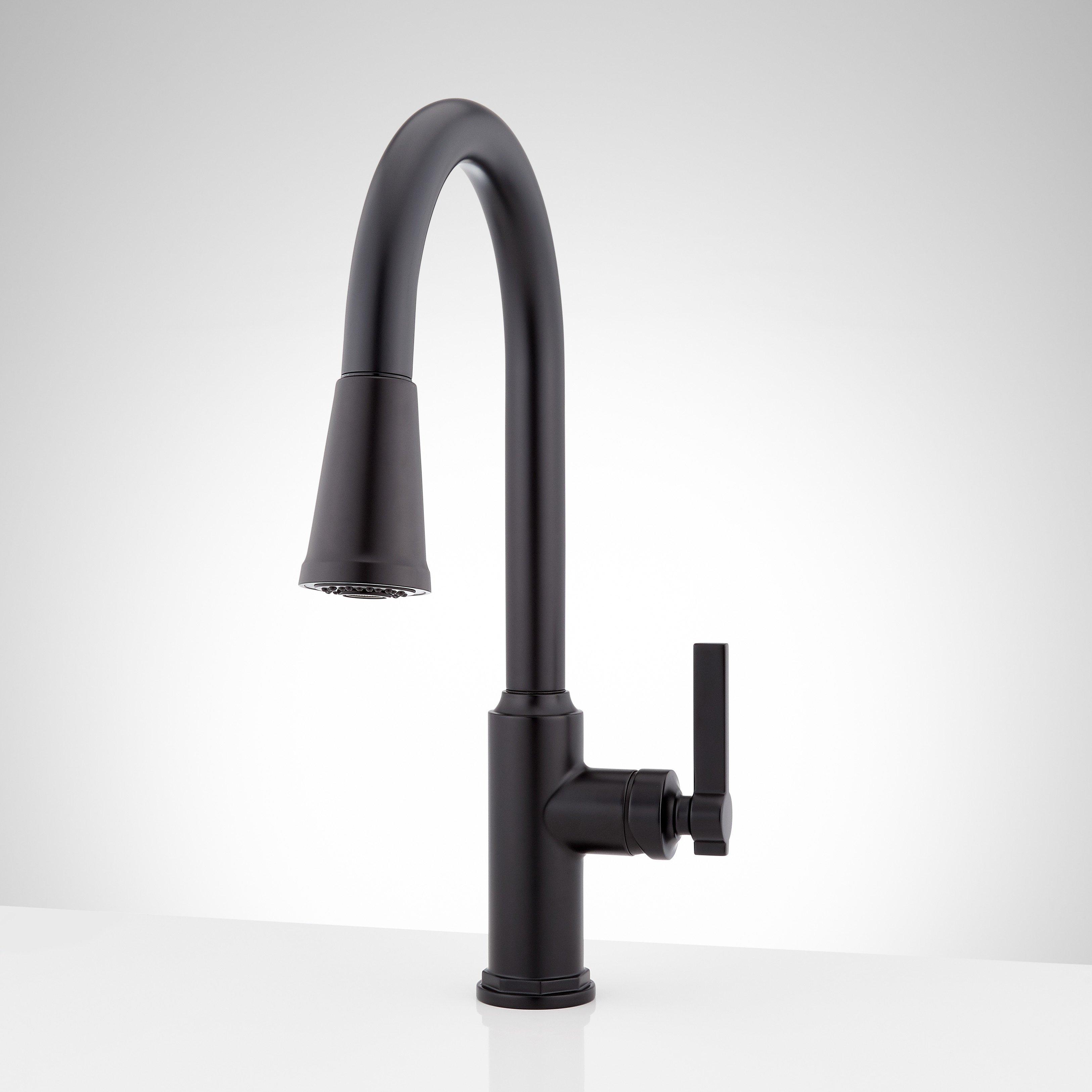 Greyfield Single-Hole Pull-Down Kitchen Faucet | Signature Hardware