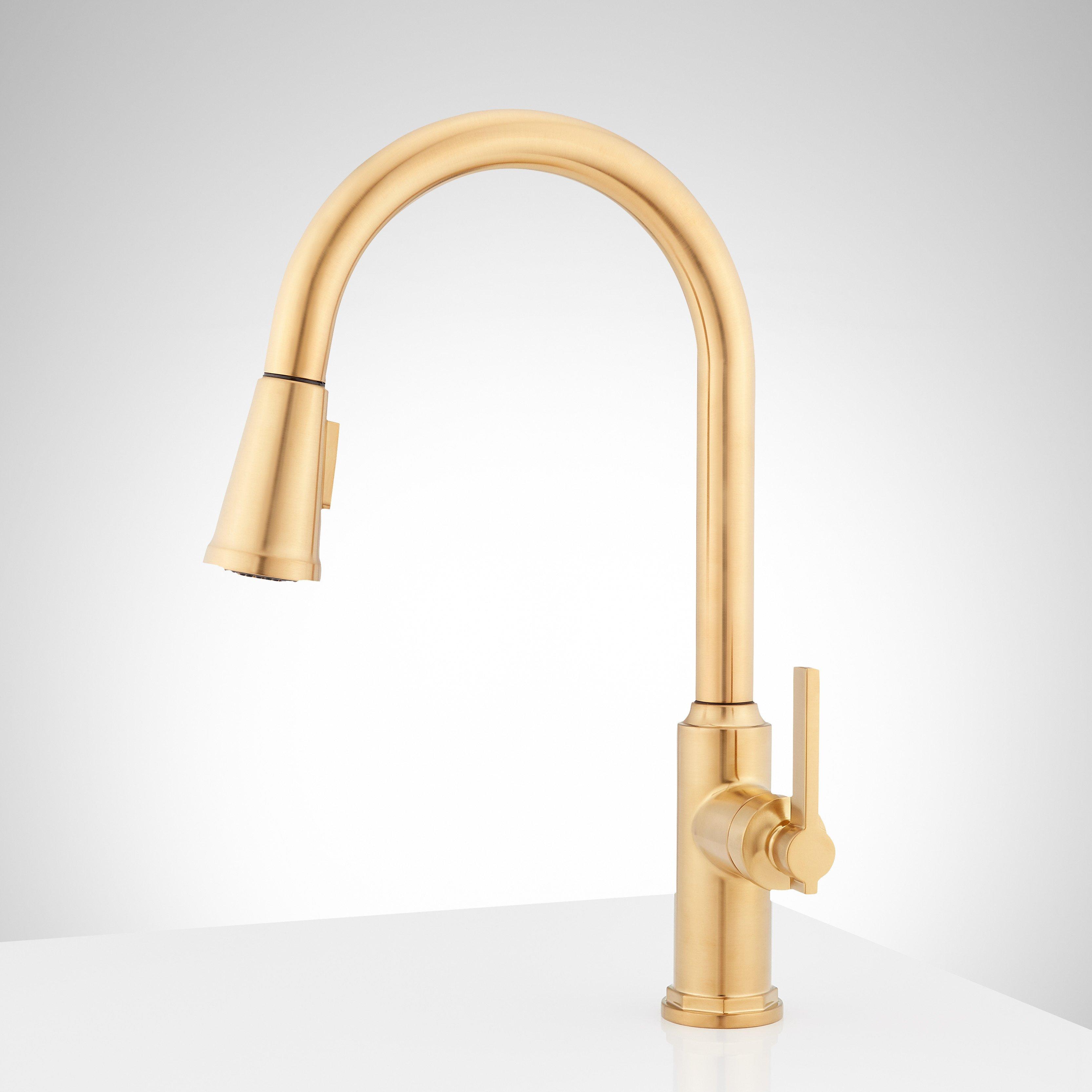Greyfield Single-Hole Pull-Down Kitchen Faucet | Signature Hardware