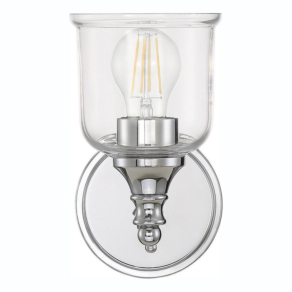 Hesby Vanity Sconce - Single Light - Clear Shade, , large image number 8