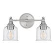 Hesby 2-Light Vanity Light - Clear Shade, , large image number 2
