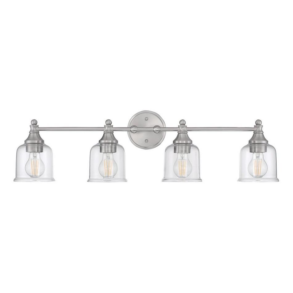 Hesby 4-Light Vanity Lightl - Clear Shade, , large image number 6