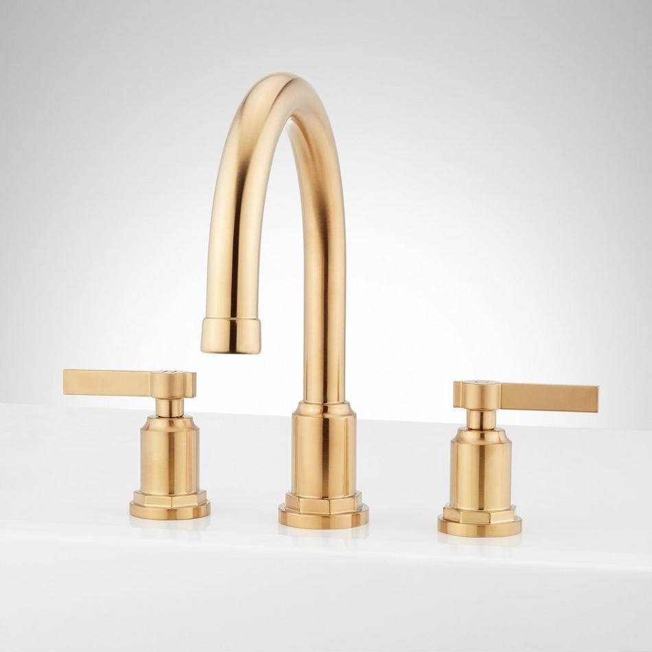 Greyfield 3-Hole Roman Tub Faucet and Valve - Brushed Gold, , large image number 2