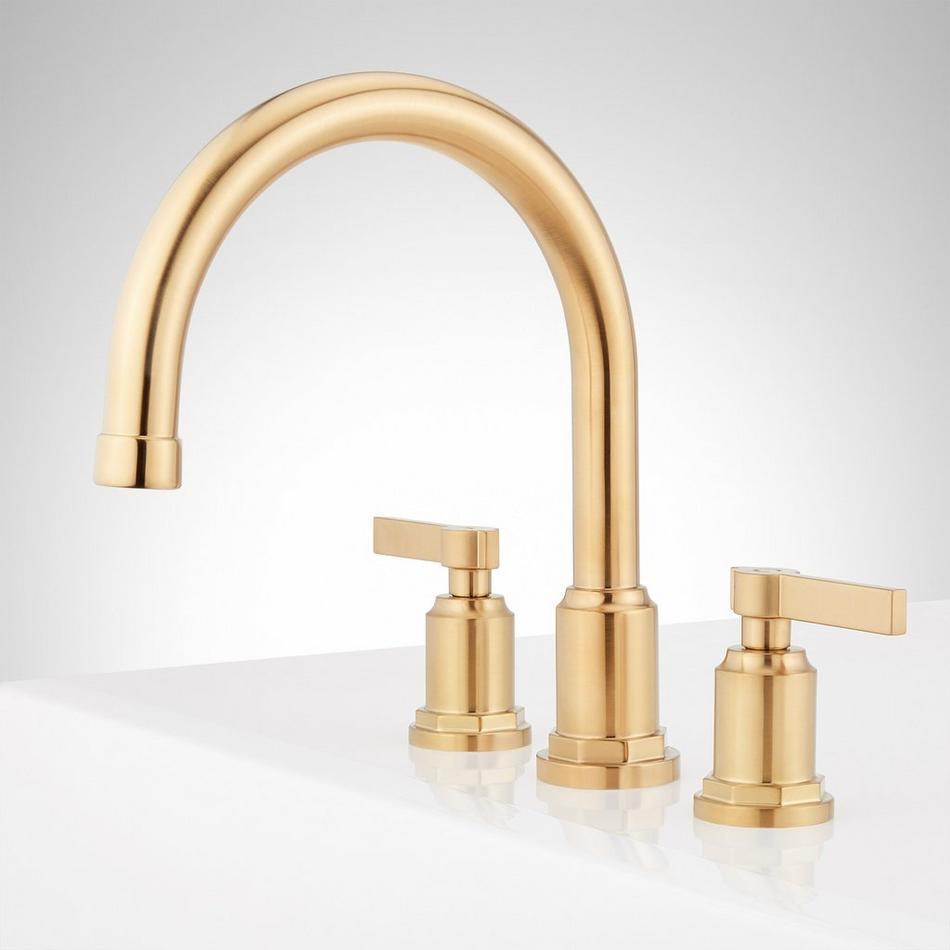 Greyfield 3-Hole Roman Tub Faucet and Valve - Brushed Gold, , large image number 4