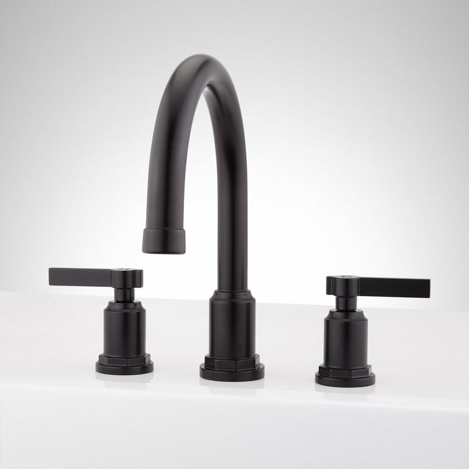 Greyfield 3-Hole Roman Tub Faucet and Valve - Matte Black, , large image number 2