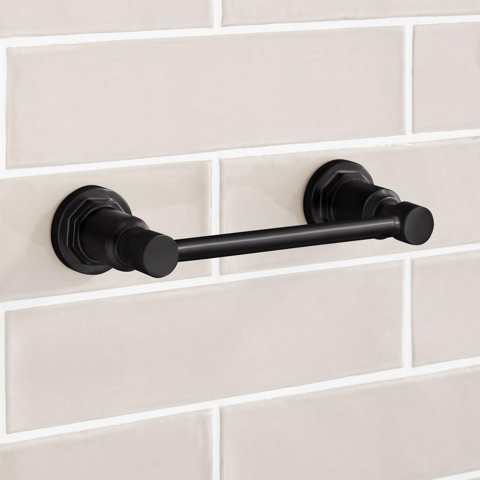 Greyfield Toilet Paper Holder - Matte Black, , large image number 3