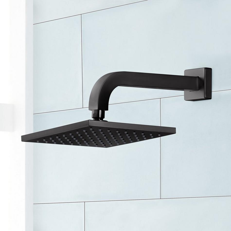 Rigi Pressure Balance Tub and Shower Set Trim - Matte Black, , large image number 1