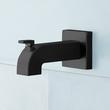 Rigi Pressure Balance Tub and Shower Set Trim - Matte Black, , large image number 3