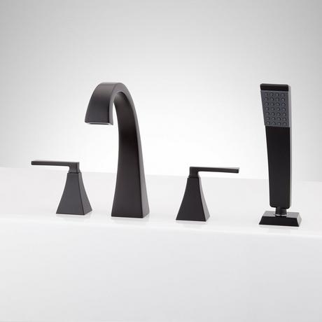 Vilamonte 4-Hole Roman Tub Faucet and Hand Shower