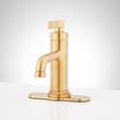 Greyfield Single-Hole Bathroom Faucet - Brushed Gold, , large image number 4