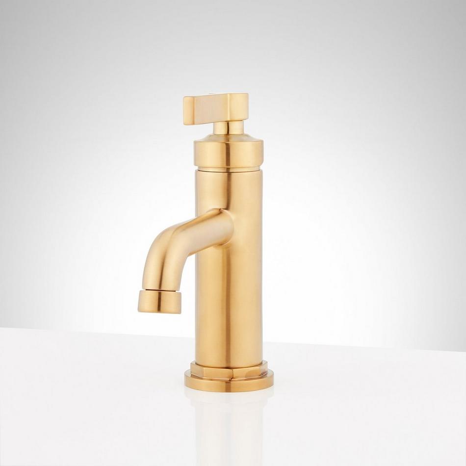 Greyfield Single-Hole Bathroom Faucet - Brushed Gold, , large image number 3
