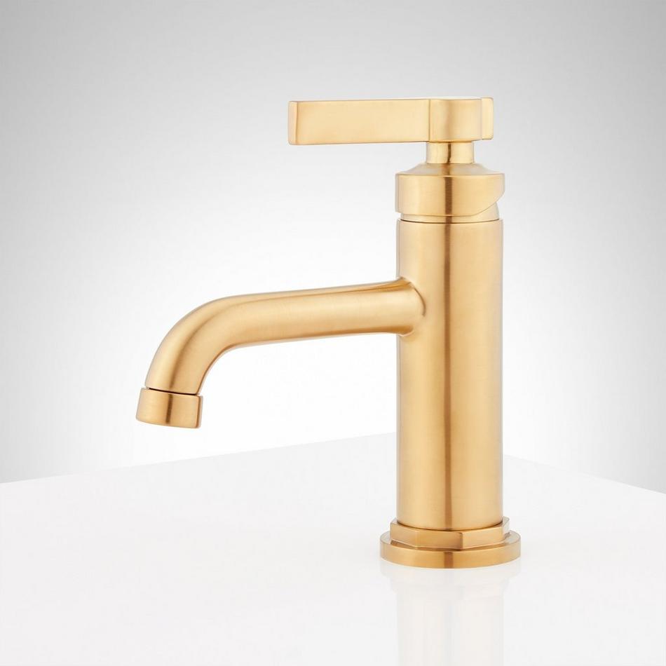 Greyfield Single-Hole Bathroom Faucet - Brushed Gold, , large image number 5
