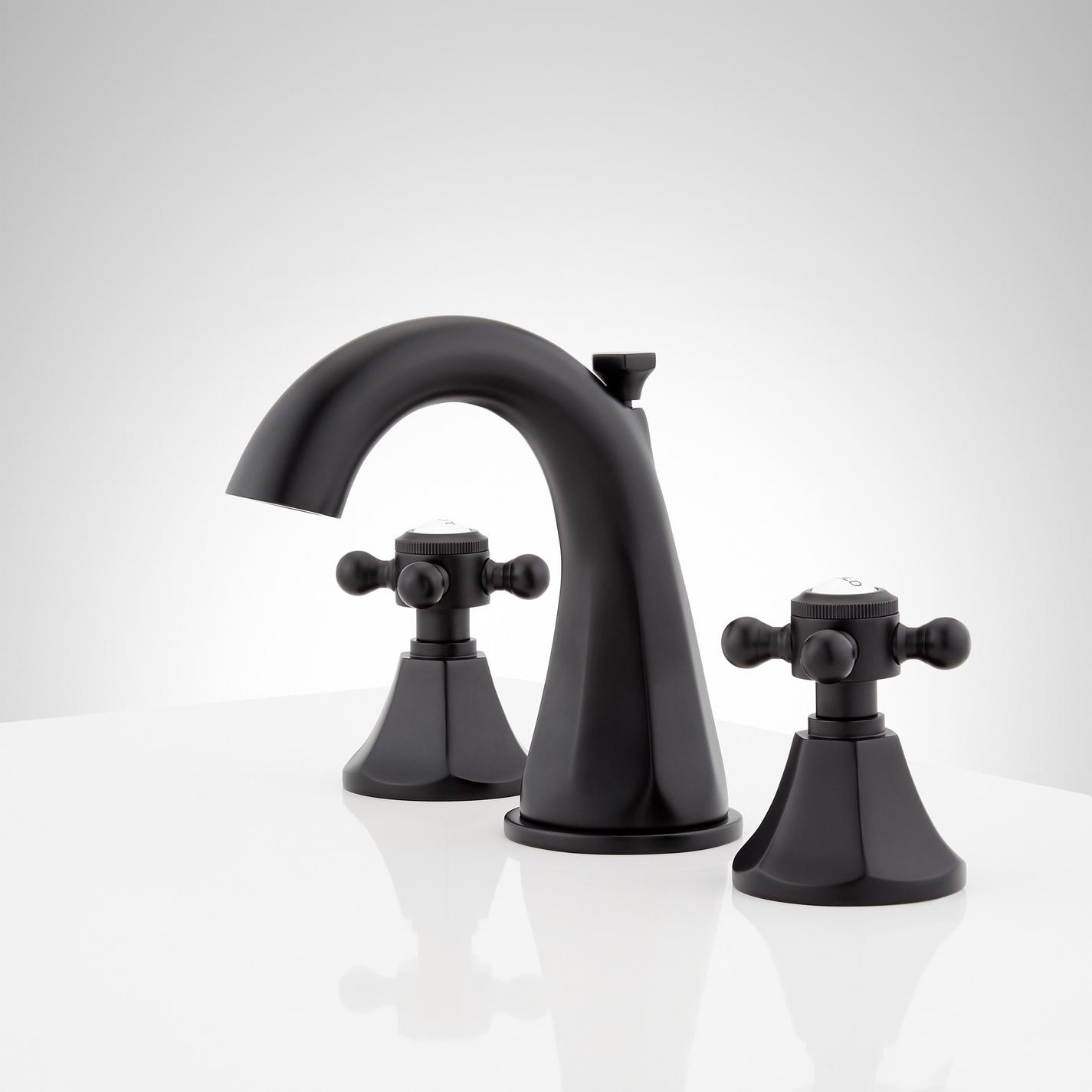 Boca Raton Widespread Gooseneck Bathroom Faucet Signature Hardware