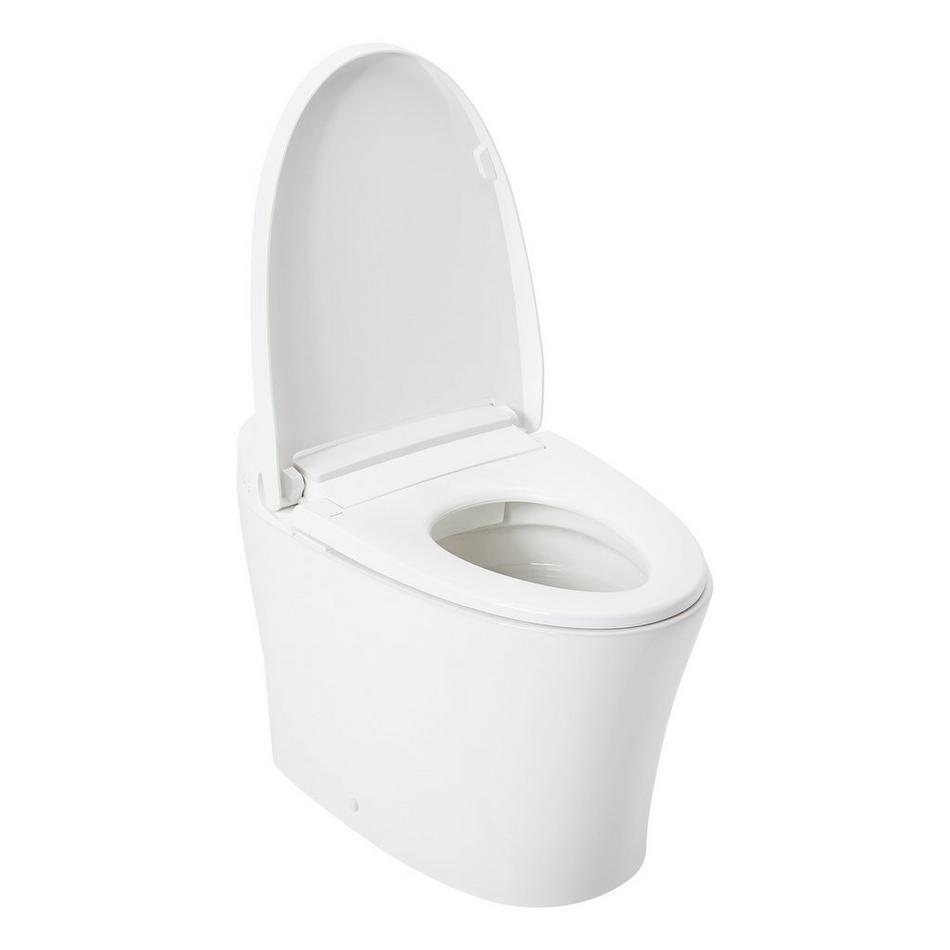 Narelle One-Piece Elongated Tankless Battery Operated Toilet, , large image number 2