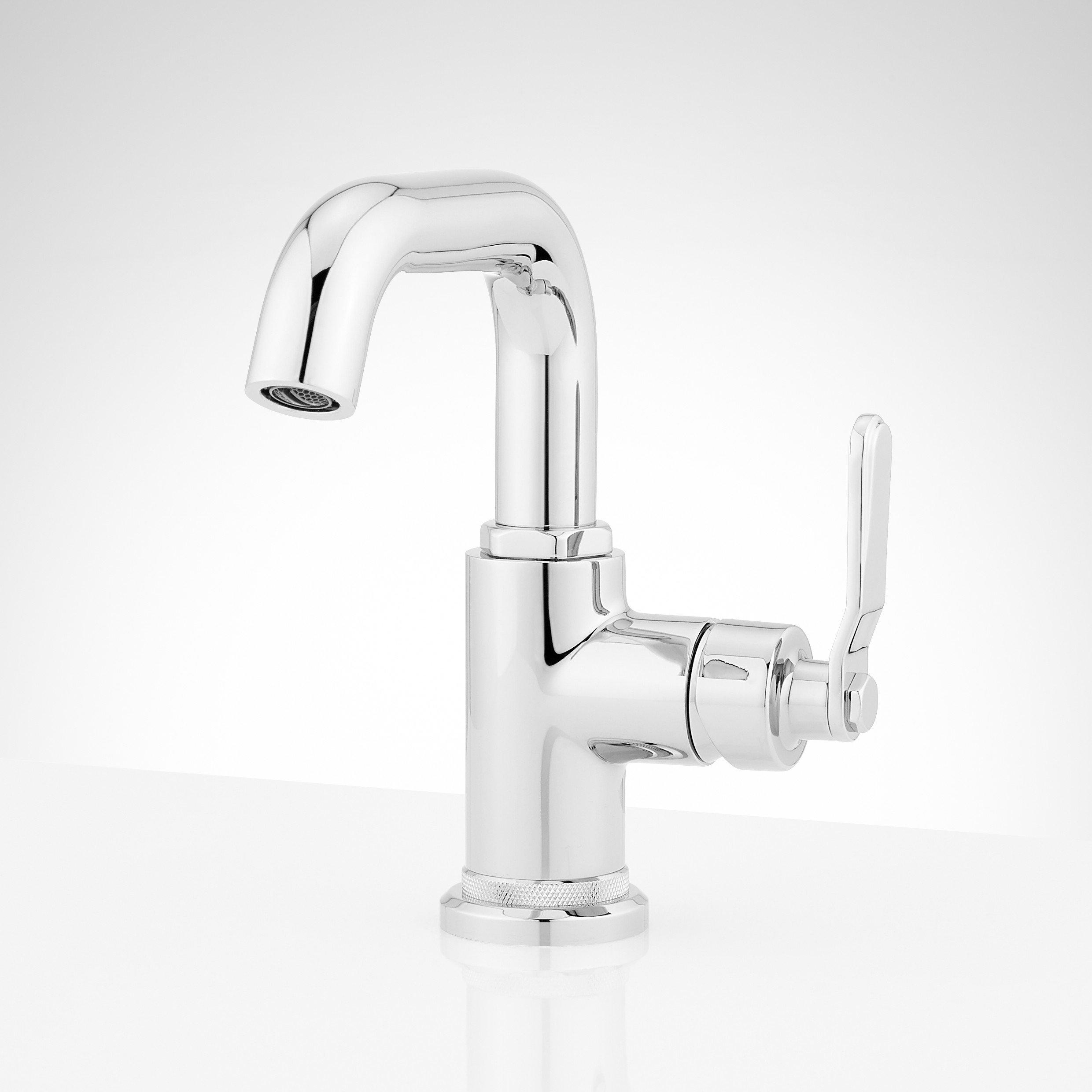 Gunther Single-Hole Bathroom Faucet - Chrome
