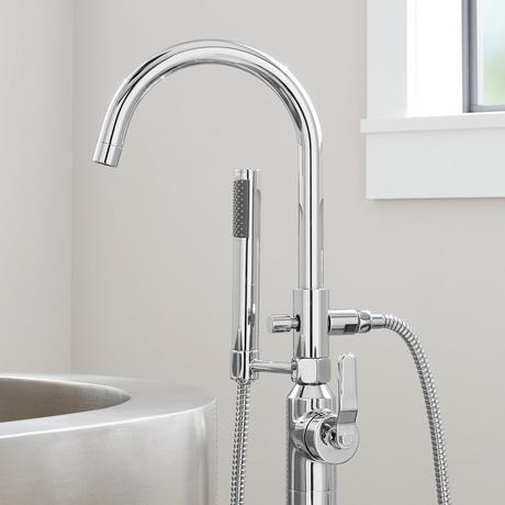 Gunther Freestanding Tub Faucet with Hand Shower