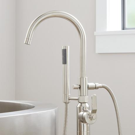 Gunther Freestanding Tub Faucet with Hand Shower