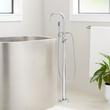 Gunther Freestanding Tub Faucet with Hand Shower with Rough-In Valve with Stops - Chrome, , large image number 0