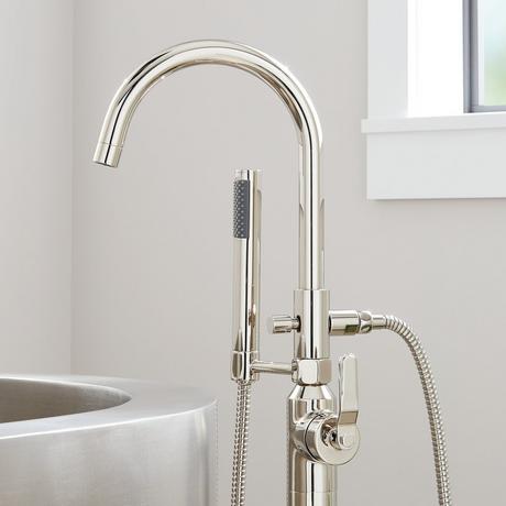 Gunther Freestanding Tub Faucet with Hand Shower