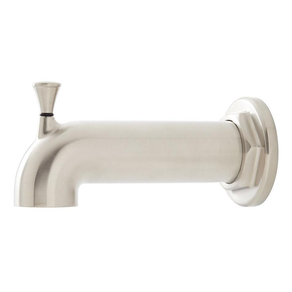 Gunther Tub Spout With Diverter - Brushed Nickel, , large image number 2
