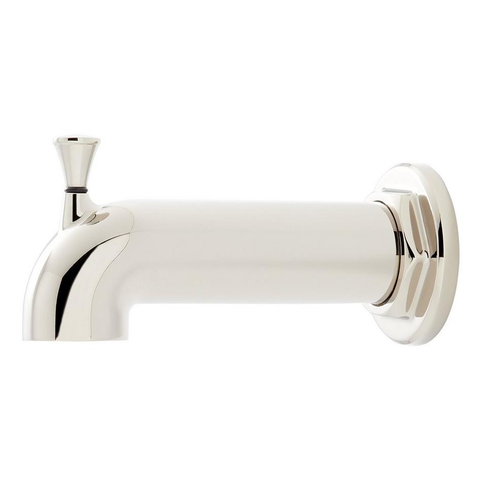 Gunther Tub Spout With Diverter - Polished Nickel, , large image number 1