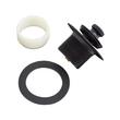 Lift & Turn Tub Drain with Adapter Sleeve - Matte Black, , large image number 3