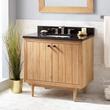36" Osa Teak Vanity for Rectangular Undermount Sink - Natural Teak, , large image number 0