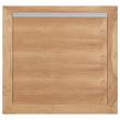 36" Osa Teak Beveled Mirror - Natural Teak, , large image number 1