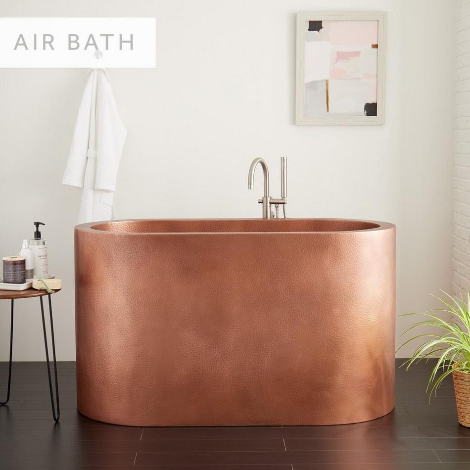 60" Watson Double-Wall Copper Soaking Air Tub, , large image number 0