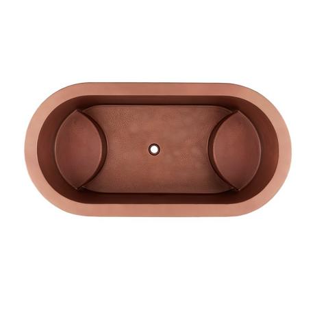 60" Watson Double-Wall Copper Soaking Air Tub