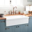 36" Gallo 80/20 Double-Bowl Fireclay Farmhouse Sink - White, , large image number 0