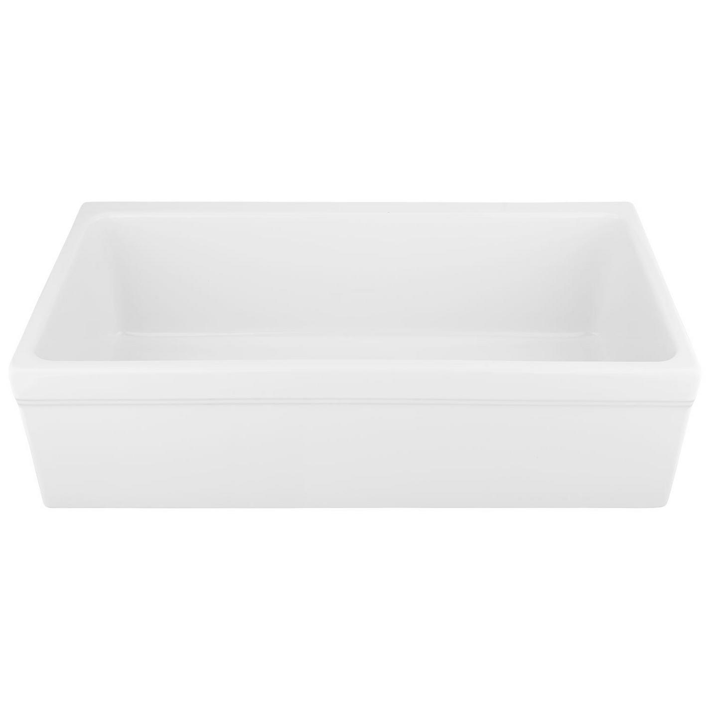 36 Gallo Fireclay Farmhouse Sink White Signature Hardware