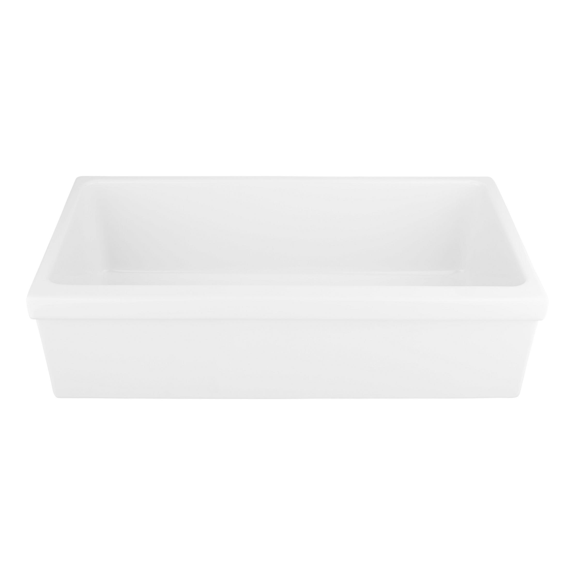 36 Gallo Fireclay Farmhouse Sink White Signature Hardware