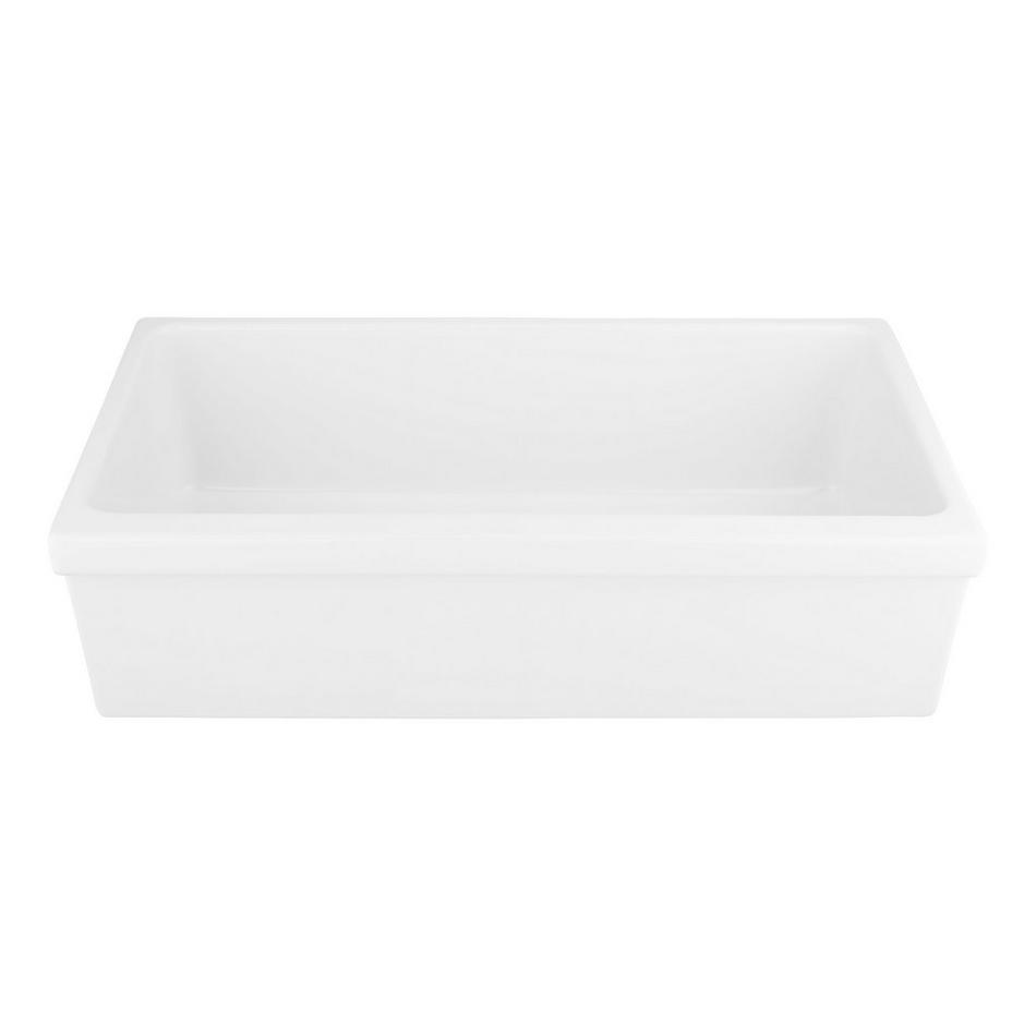 36" Gallo Fireclay Farmhouse Sink - White, , large image number 2