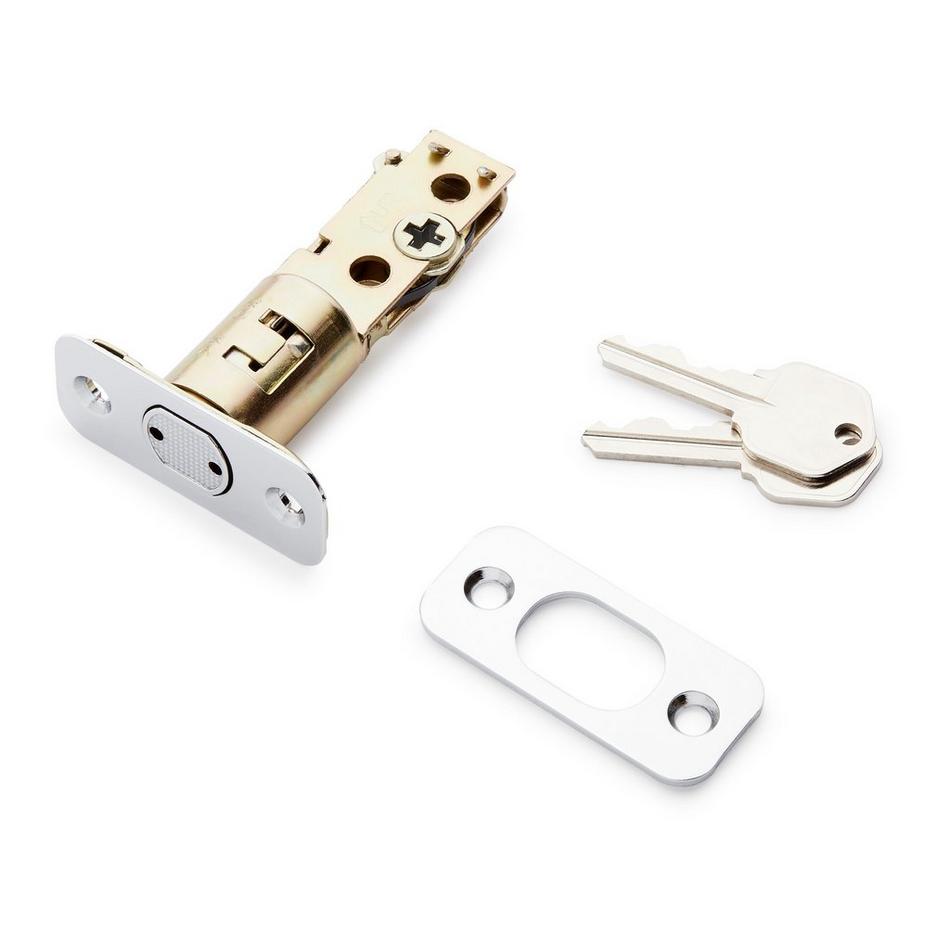 Ewing Deadbolt - 1-Cylinder for Entrance Set - Chrome, , large image number 1