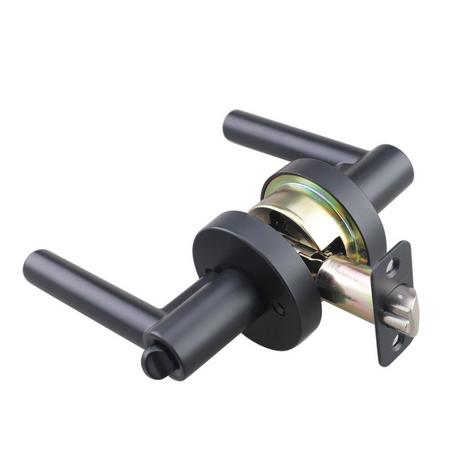 Ewing Entrance Set - Round Rosette - Round Rod Lever Handle