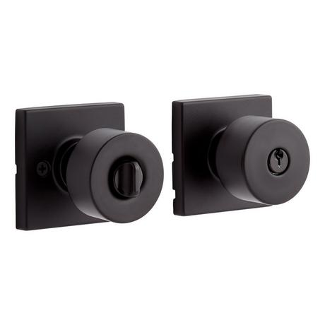 Adriot Entrance Set - Square Rosette - Knob Handle