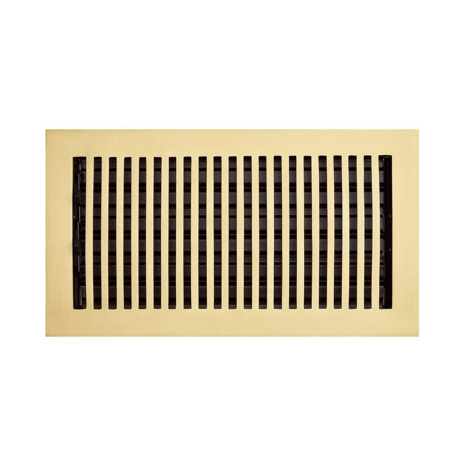 Modern Solid Brass Floor Register, , large image number 3