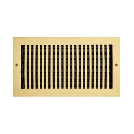 Modern Solid Brass Wall Register