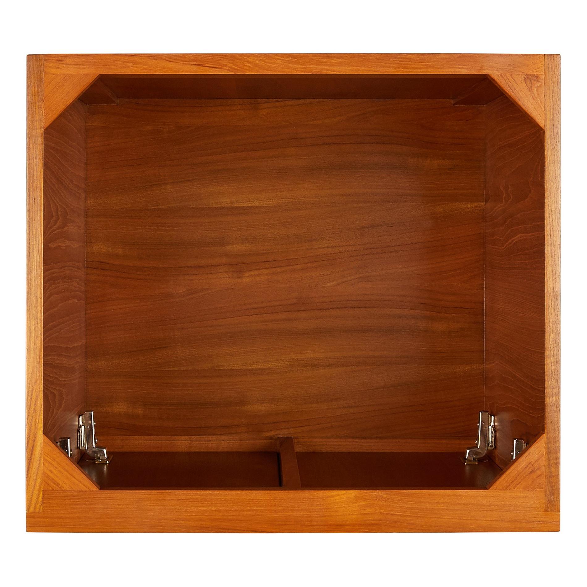 24" Novak Teak Vanity with Rectangular Undermount Sink Teak