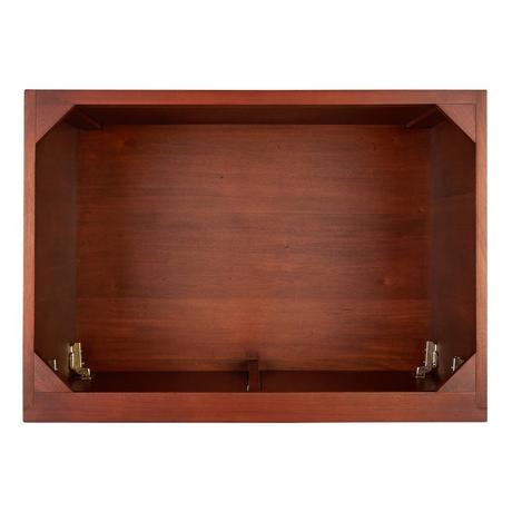 30" Novak Mahogany Vanity - Golden Ember - Vanity Cabinet Only