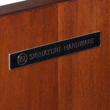 36" Novak Mahogany Vanity with Rectangular Undermount Sink - Golden Ember