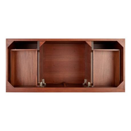 48" Novak Mahogany Vanity with Undermount Sink - Golden Ember