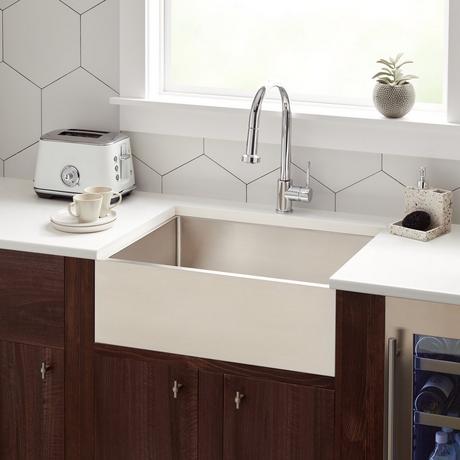 30" Atwood Stainless Steel Farmhouse Sink