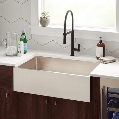 36" Atwood Stainless Steel Farmhouse Sink