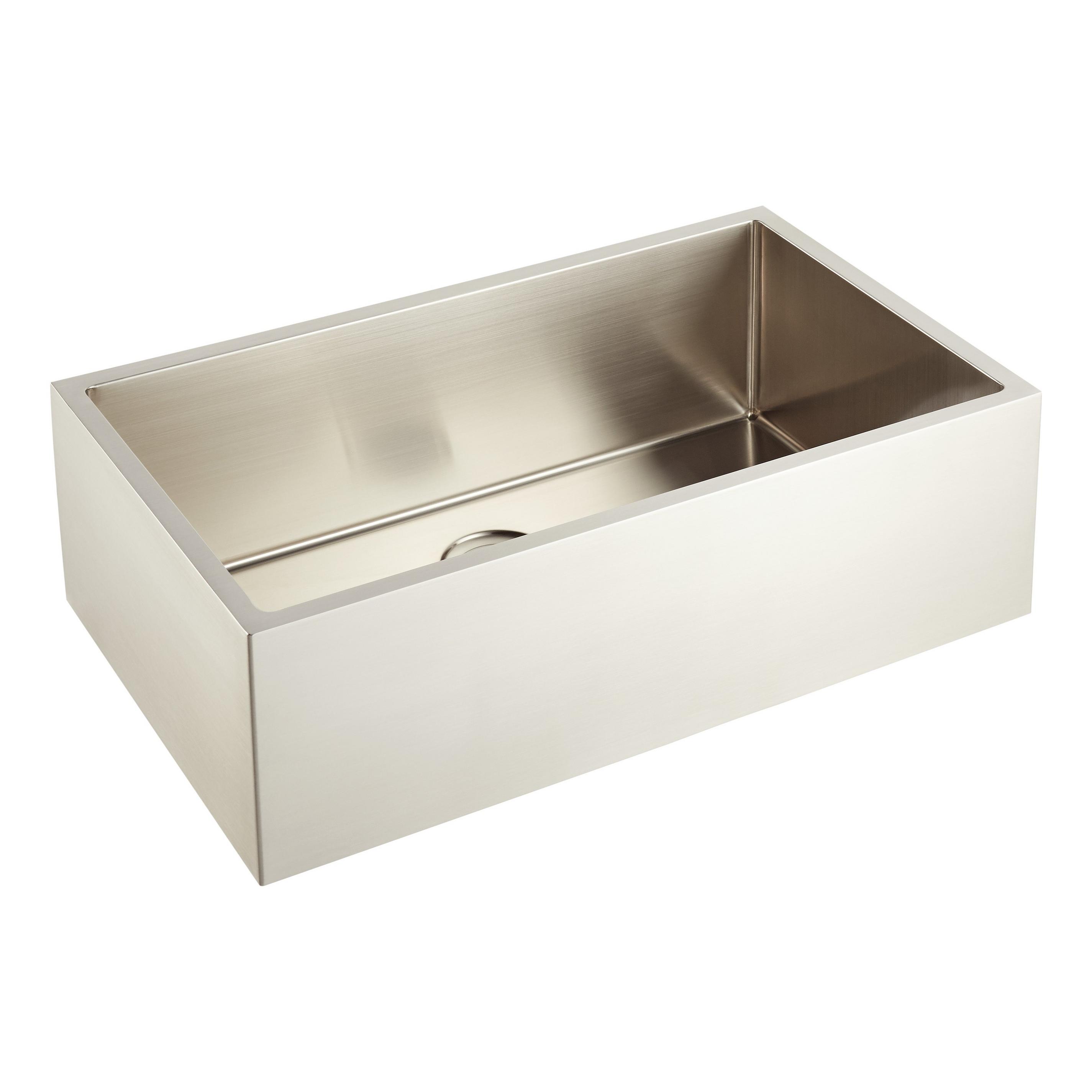33" Atwood Stainless Steel Farmhouse Sink Signature Hardware