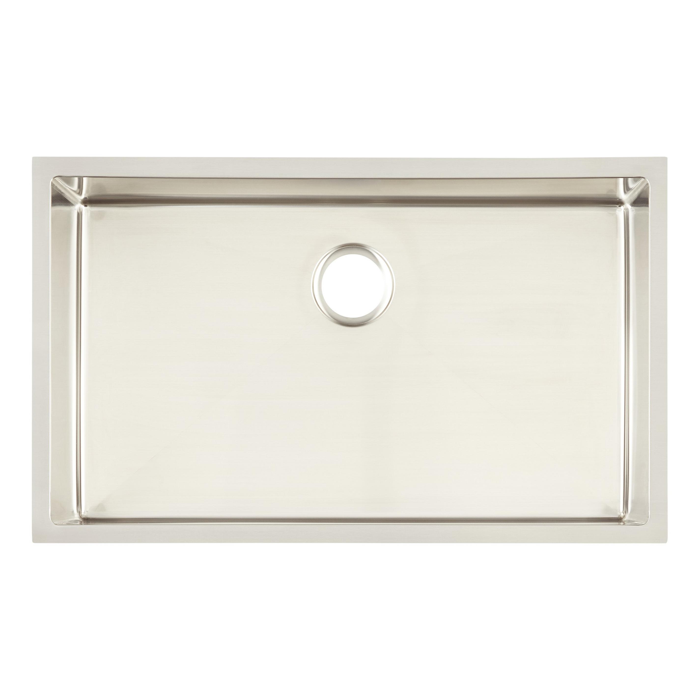 33" Atwood Stainless Steel Farmhouse Sink Signature Hardware